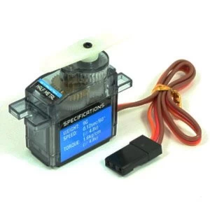 Image of Etronix 9G 1.6Kg/0.12S Micro Servo W/Half Metal Gears