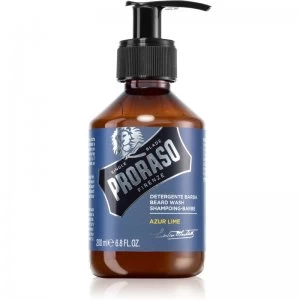 image of Proraso Azur Lime Beard Shampoo 200ml