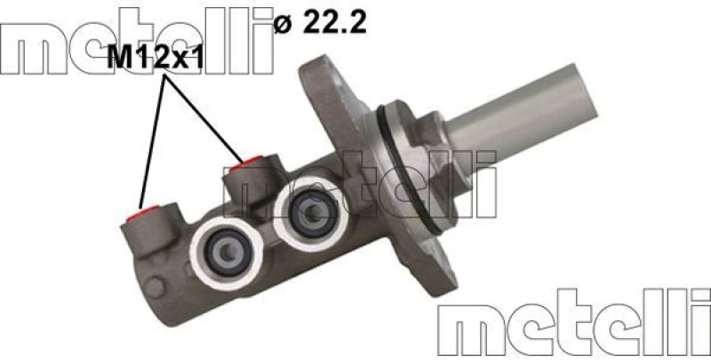 Image of METELLI Brake master cylinder METELLI 05-1164