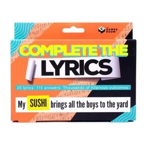 Image of Complete The Lyrics Game