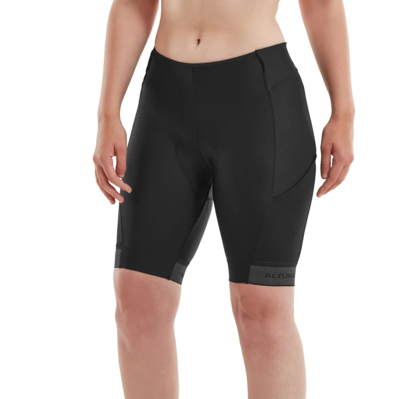 Image of Altura Progel Plus Womens Cargo Cycling Waist Shorts in Black 12 BLACK - Cycles UK
