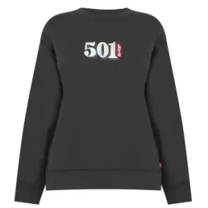 Image of Levis Levis GS 501 Crew Sweater Womens - Black