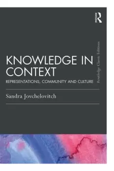 Image of Knowledge in ContextRepresentations Community and Culture