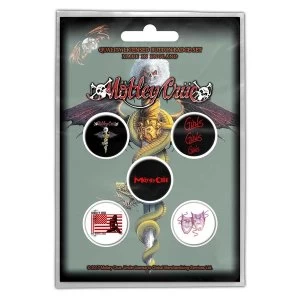 Image of Motley Crue - Dr Feelgood Button Badge Pack