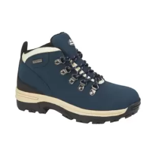 image of Johnscliffe Womens/Ladies Trek Leather Hiking Boots (3 UK) (Navy)