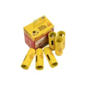 image of Starrett FCH2532-6 FCH2532 Fast Cut Bi-Metal Holesaw 20mm Bulk Pack of 6 STRFCH25326