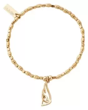 Image of ChloBo GBCFR3239 Soul Glow Interlocking Heart And Angel Wing Jewellery