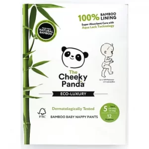 image of Cheeky Panda Eco-Friendly Bamboo Baby Nappies Size 5