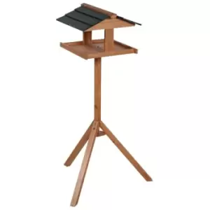 image of Bird Table with Stand Reykjavik 42x40.5x119cm Brown Flamingo Brown