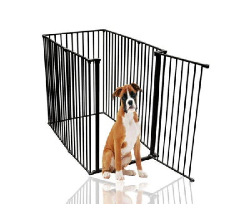 Image of Bettacare Extra Tall Pet Pen, 72Cm X 118Cm, Black, 105Cm High, Dog Pen For Pets, Dogs And Puppies, Easy Installation