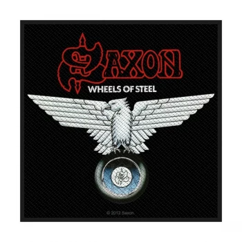 Image of Saxon - Wheels of Steel Standard Patch
