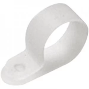 Image of Fastener Screw fixing halogen free heat stabilised Ecru HellermannTyton 211 60019 H1P N66 NA M1