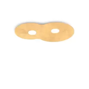 Image of Circle Lifestyle Metal Surface Mounted Ceiling Light - Leaf Gold Finish, 2x GX53