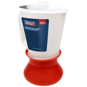 image of Sealey MF2/BC Measuring Funnel with Lid and Base 2L