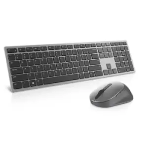 image of Dell Premier Multi-Device Wireless Keyboard and Mouse - KM7321W - US International (QWERTY)