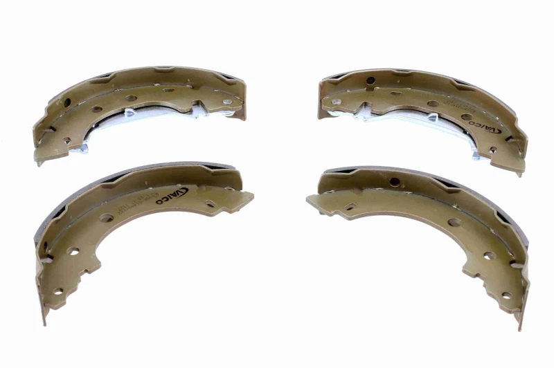 Image of VAICO V46-0179 Brake Shoes Q+, original equipment manufacturer quality, Rear Axle, Ø: 203mm, with lever Brake Shoe Set (70)
