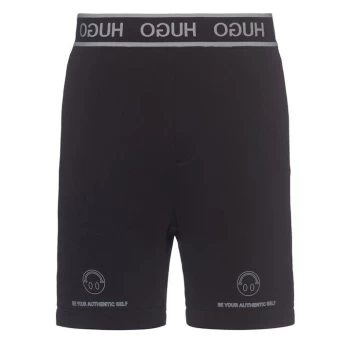 Image of Hugo HUGO X Smiley Dirvana Fleece Short - Black 001