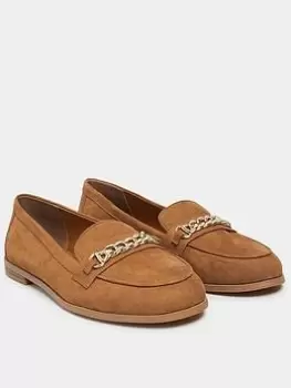 Image of Long Tall Sally Chain Loafer - Brown, Size 8, Women
