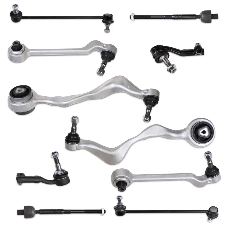 Image of RIDEX 772S0279 Control arm repair kit with coupling rod, Front axle both sides, Control Arm Suspension Kit (772)