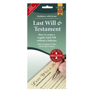 image of Lawpack Last Will and Testament Form Pack