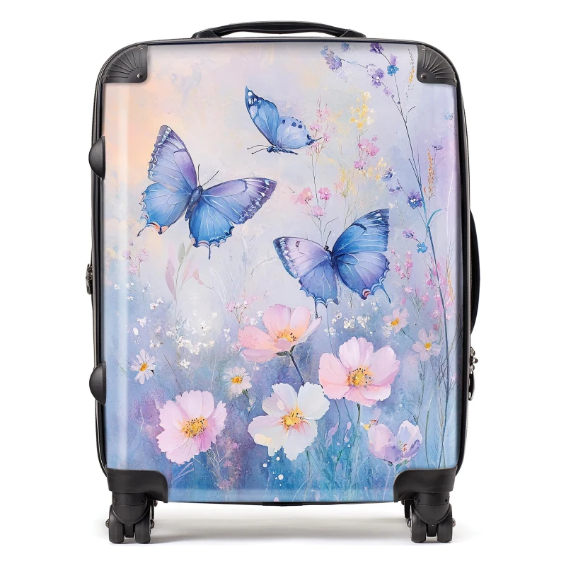 Image of Designer Luggage Ava Sterling: 00015 Suitcase in Purple Size: Large Purple Unisex Large