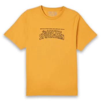 Image of Marvel Spider-Man Doc Oc Unisex T-Shirt - Mustard - XXL - Mustard