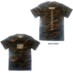 Image of Justin Bieber - Purpose Tour Staff Unisex Small T-Shirt - Green
