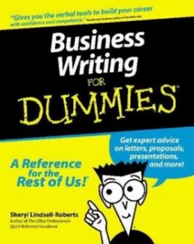 Image of Business Writing for Dummies by Sheryl Lindsell-Roberts Paperback