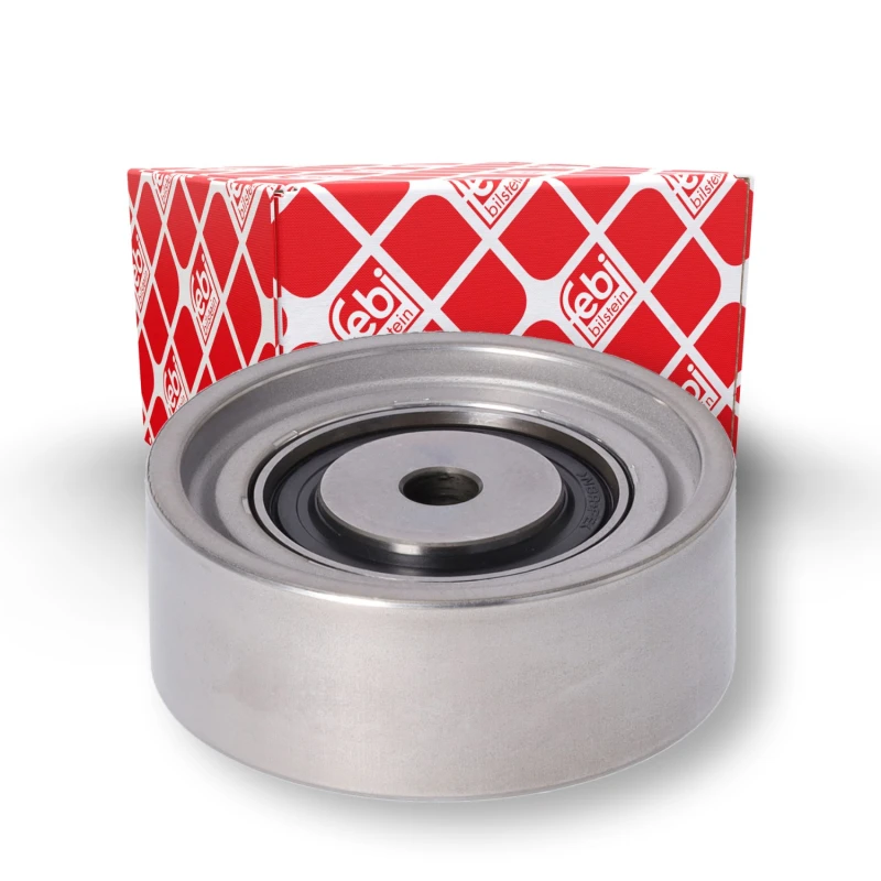 Image of FEBI BILSTEIN 11324 Idler Pulley Metal Deflection/Guide Pulley,v-ribbed belt (312)