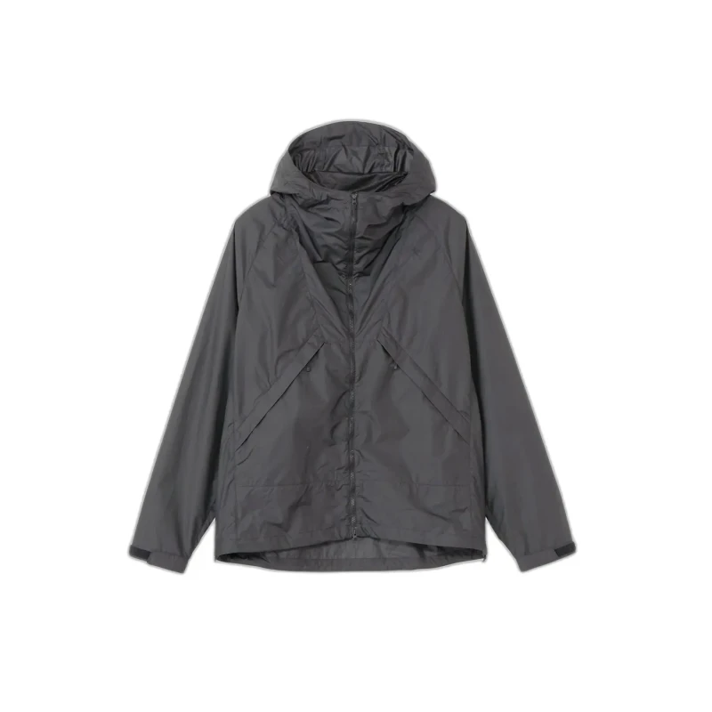 Image of Hooded windbreaker Goldwin Rip-stop Noir Male S