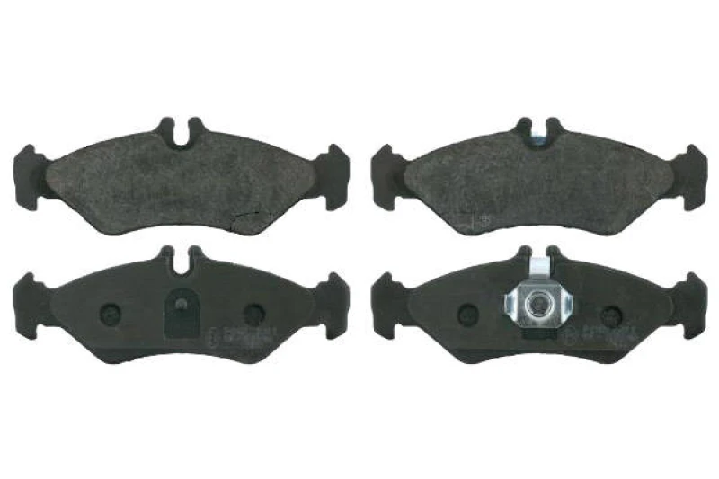 Image of SWAG 10 91 6162 Brake pad set Rear Axle, prepared for wear warning indicator, with piston clip Brake Pad Set,disc brake (402)
