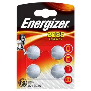 Image of Energizer CR2025 Batteries 4 Pack