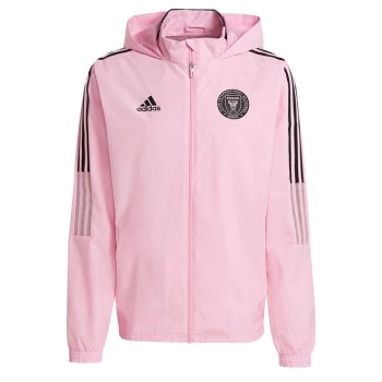 Image of adidas Inter Miami All Weather Jacket Mens - Pink