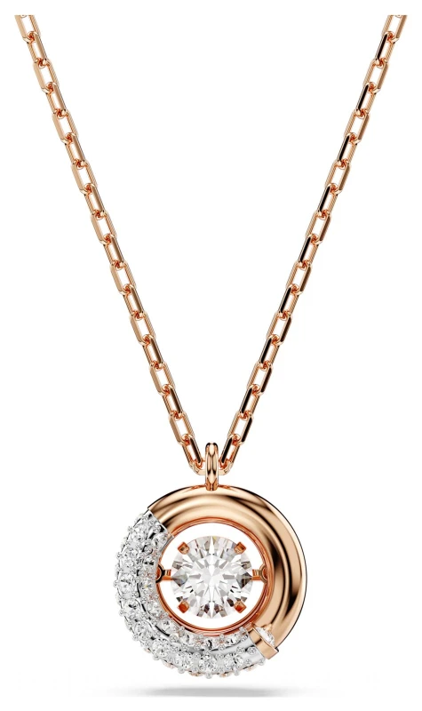 Image of Swarovski 5692257 Dextera Pendant Necklace White Crystals Jewellery