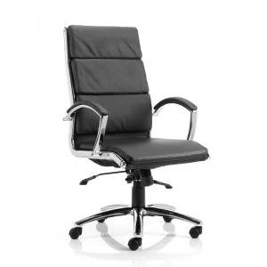 Adroit Classic Executive Chair With Arms High Back Black Ref EX000007