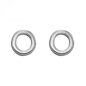 image of Initial O Sterling Silver Stud Earrings E6032