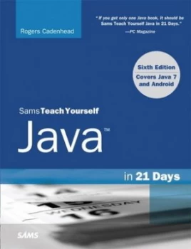 Image of Sams Teach Yourself Java in 21 Days by Rogers Cadenhead Paperback