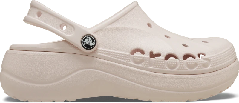 Image of Crocs Women Baya Platform Clogs Barely Pink 4