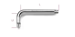 Image of Beta Tools 98 XZN10 Offset Triple Square / XZN Key Wrench M10 000980010
