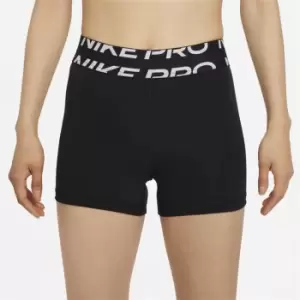 Image of Nike Pro Dri-FIT Womens 3 Graphic Shorts - Black