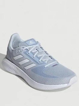 Image of adidas Runfalcon 2.0 - Blue/White, Size 3.5, Women