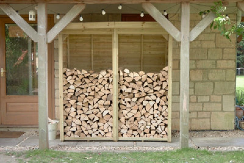 Image of 5'12 x 2'10 Forest Pent Medium Overlap Log Store (1.8m x 0.9m)