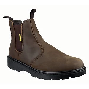 Amblers Safety FS128 Dealer Safety Boot - Brown Size 3