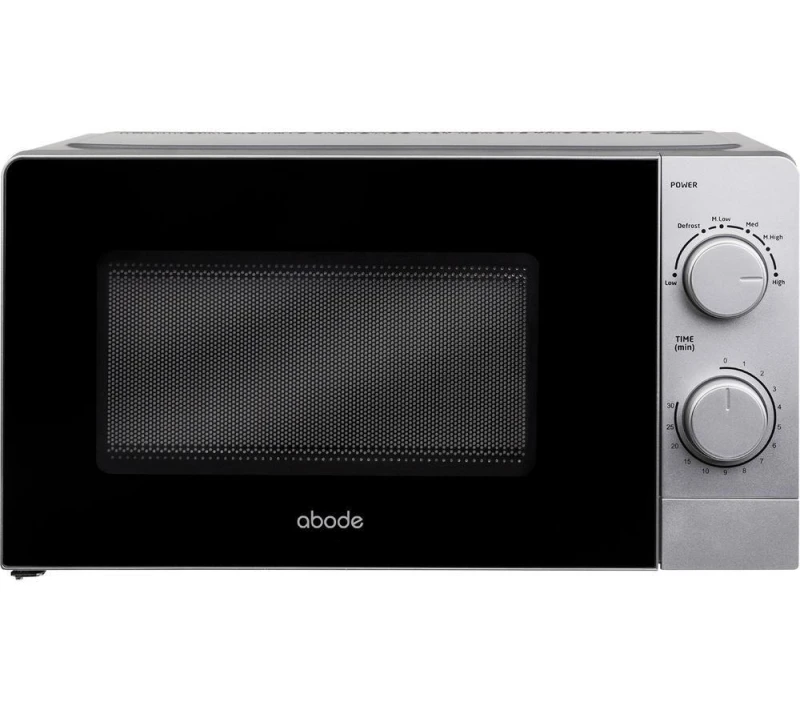 Image of ABODE AMM2005S Compact Solo Microwave - Silver/Grey 5056233836218