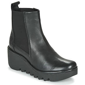 Image of Fly London BAGU womens Low Ankle Boots in Black