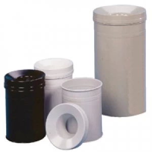 Image of Slingsby Waste Bin 62.1 Litre Fire Extinguishing Lid Black 309600