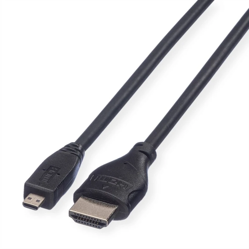 Image of ROLINE HDMI High Speed Cable + Ethernet. A - D. M/M 2 m