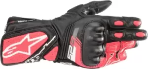 image of Alpinestars Stella SP-8 V3 Ladies Motorcycle Gloves, black-pink, Size M for Women, black-pink, Size M for Women