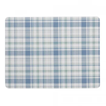 Image of Denby Elements Checks Green Blue 6Pc Placemats