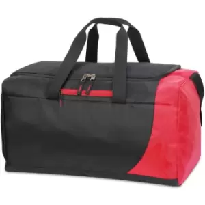 image of Shugon Naxos 43 Litre Holdall Bag (One Size) (Black/Red) - Black/Red